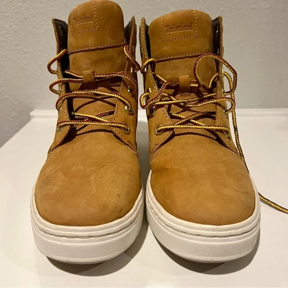 Timberland Women's Londyn 6" Boots Wheat Nubuck A1INF Size 7 With Box Leather - Picture 2 of 11